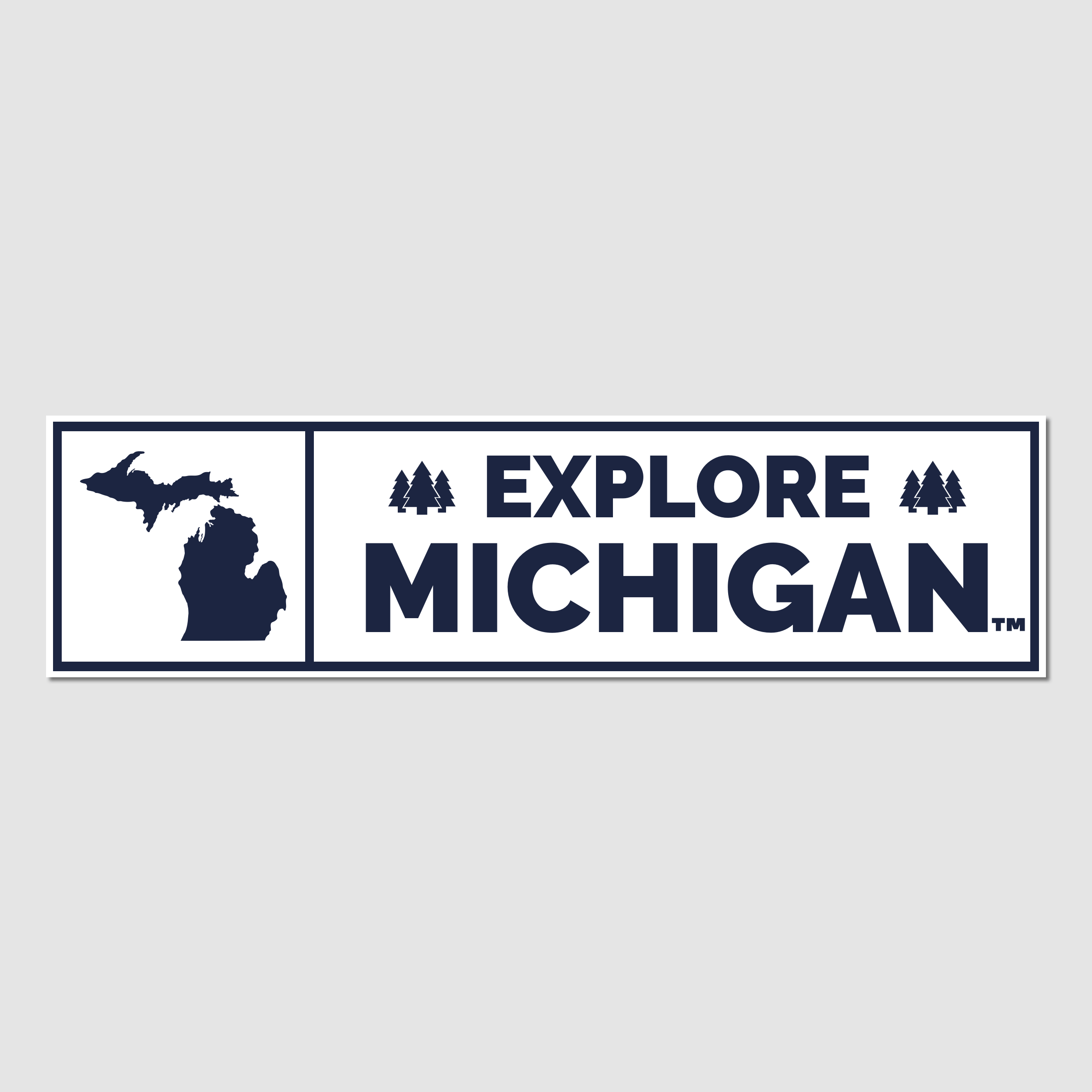 Explore Michigan Bumper Sticker