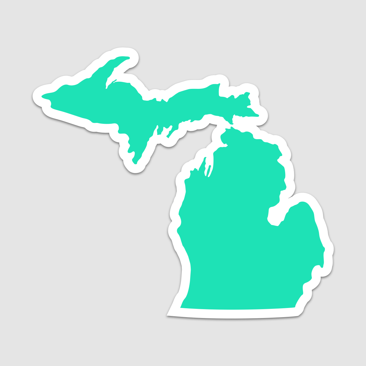 Michigan Static Cling